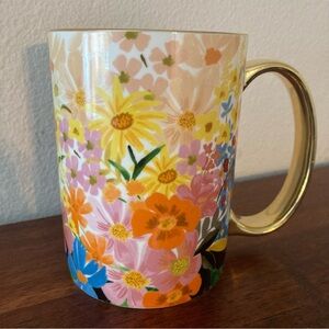 Rifle Paper Co Anthropologie Marguerite Floral Porcelain Mug